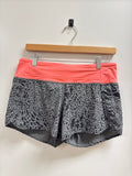 Lululemon Black and Grey Pull On Short