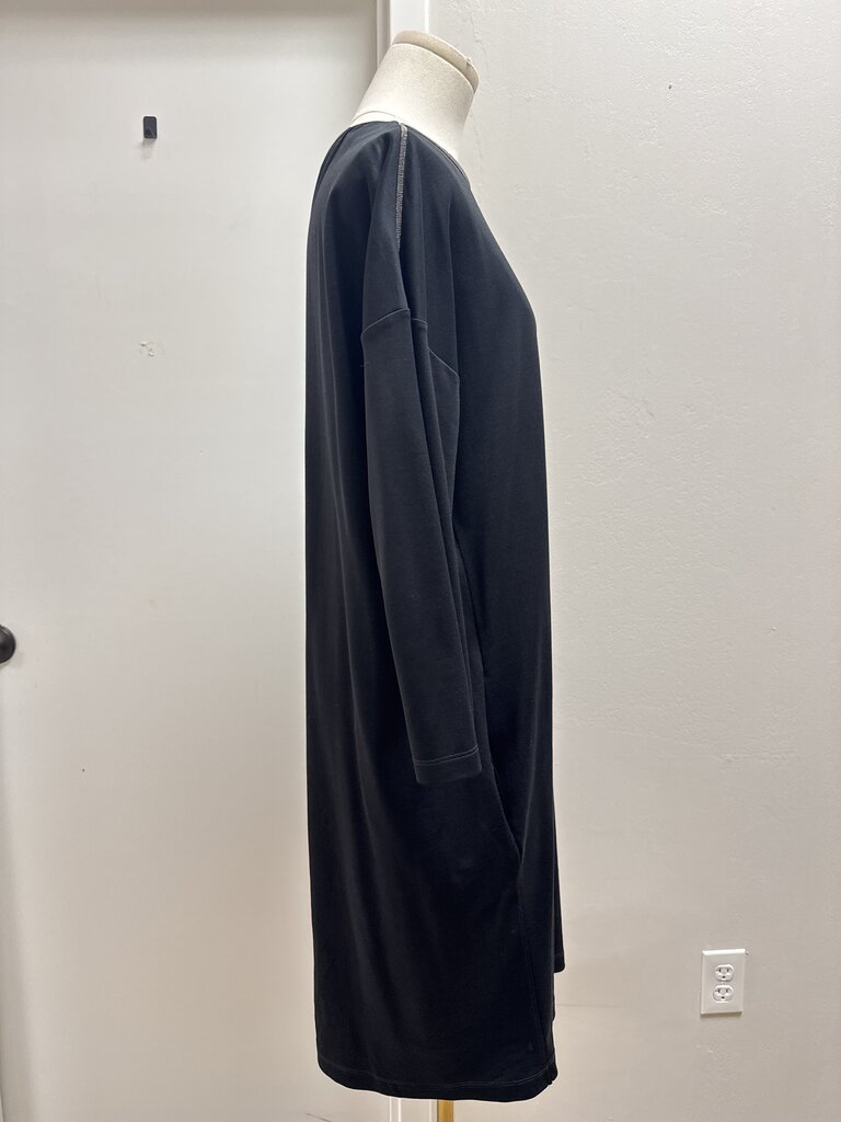 Fabiani Filippi Black Scoop Neck Dress