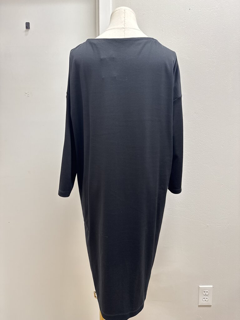 Fabiani Filippi Black Scoop Neck Dress