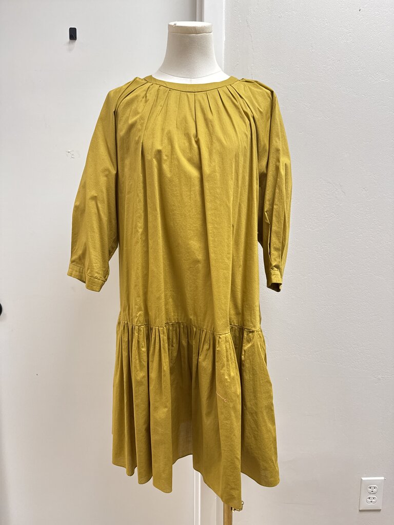 Max Mara Mustard Midi Dress