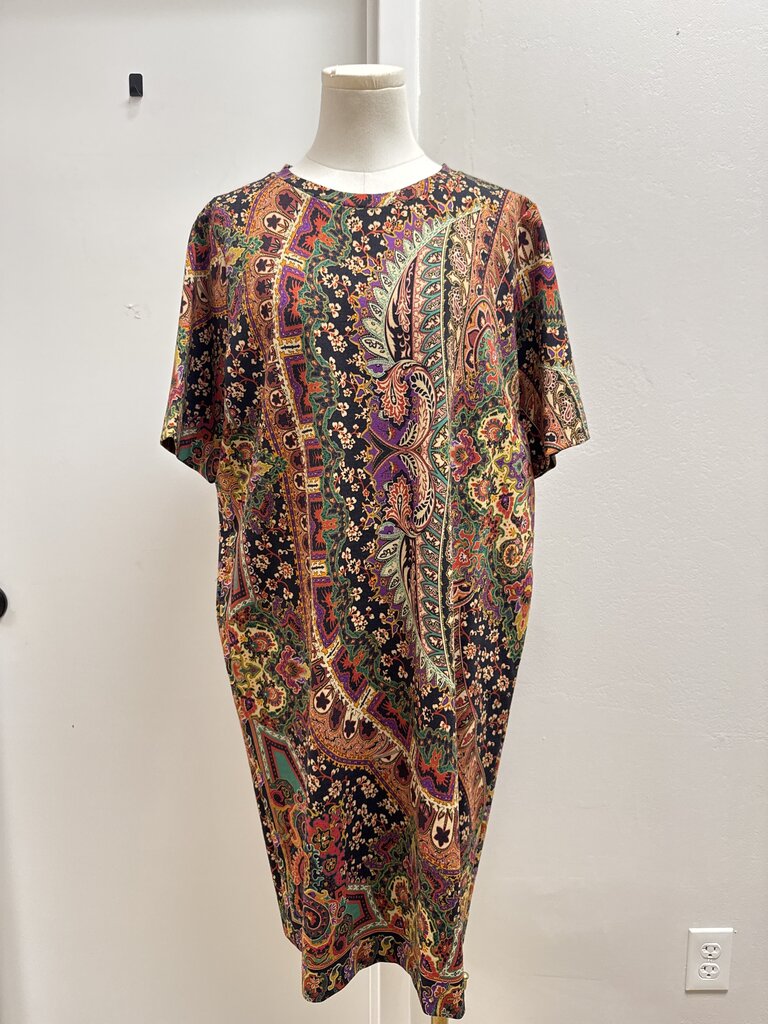 Etro Black Paisley Dress