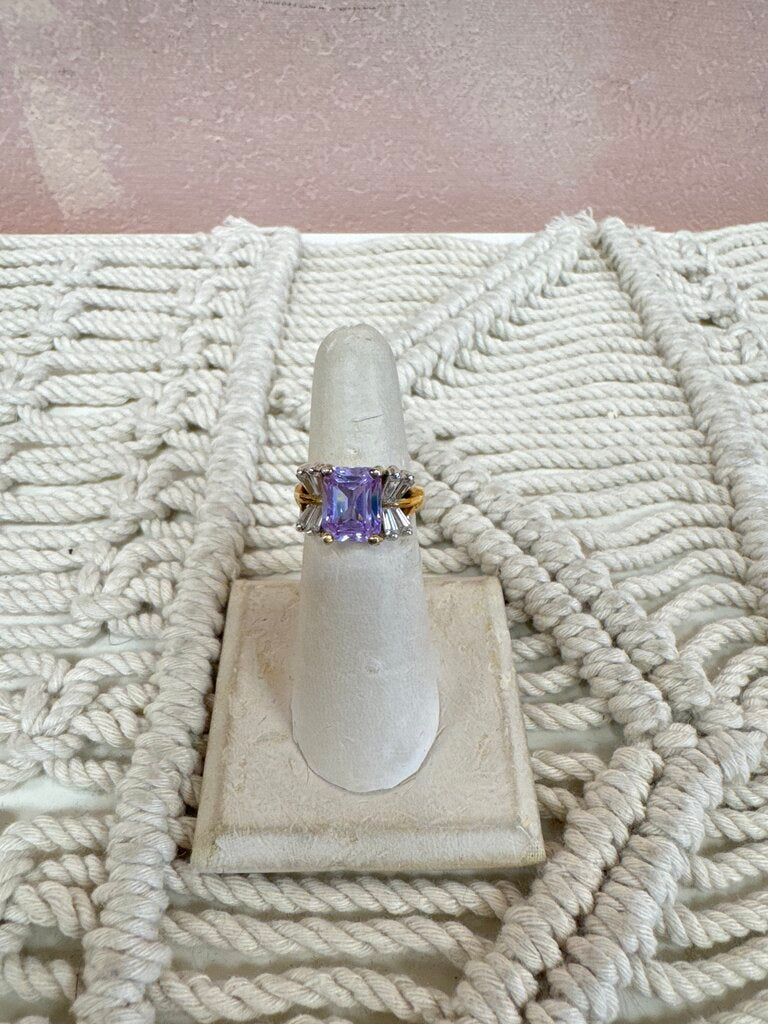 Sterling and Amethyst Ring