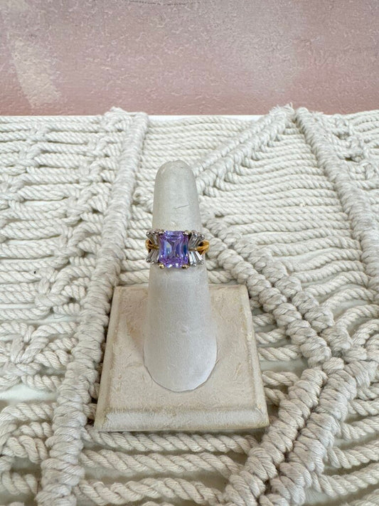 Sterling and Amethyst Ring