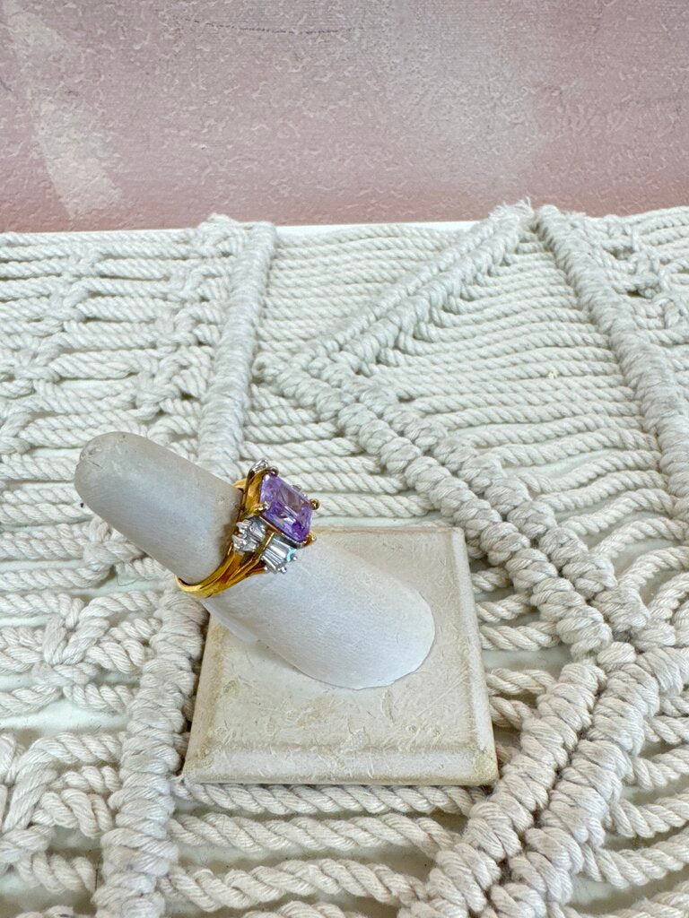 Sterling and Amethyst Ring