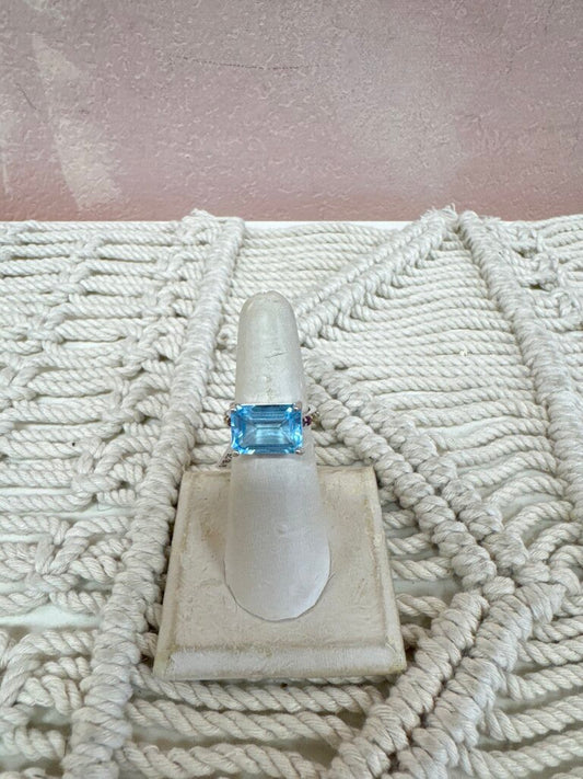 Sterling and Topaz Ring