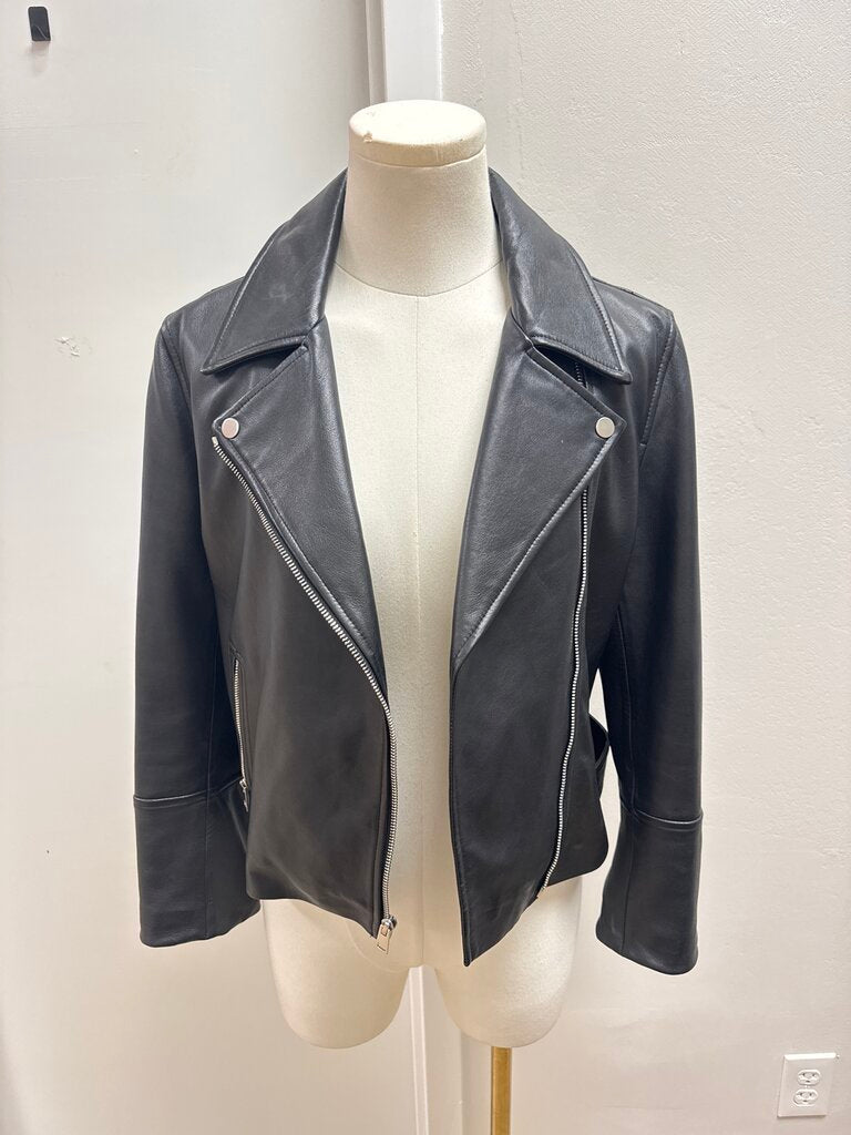Theory Leather Moto Jacket