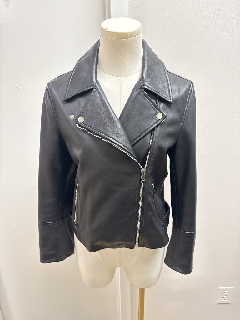 Theory Leather Moto Jacket