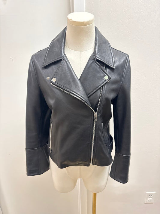 Theory Leather Moto Jacket