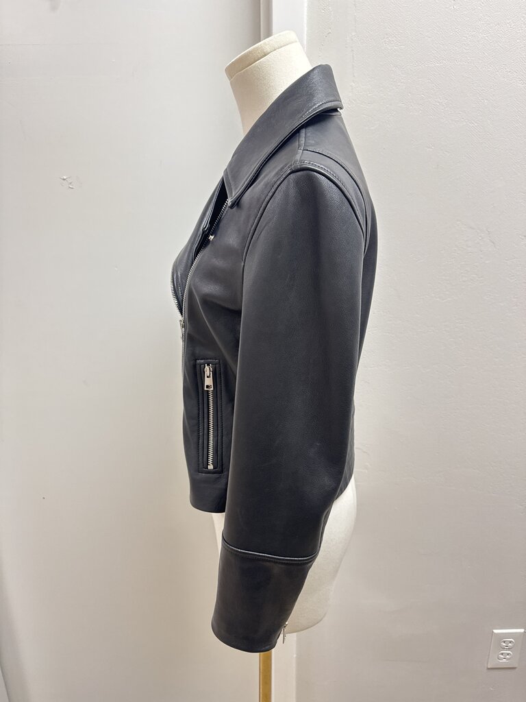 Theory Leather Moto Jacket