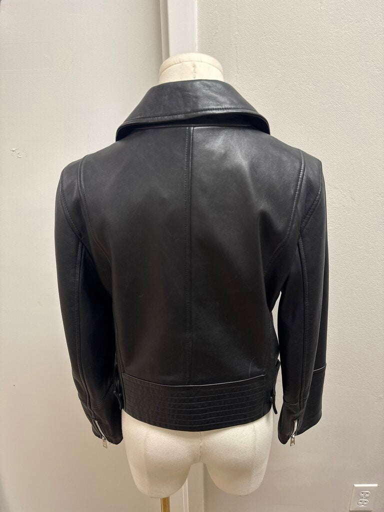 Theory Leather Moto Jacket