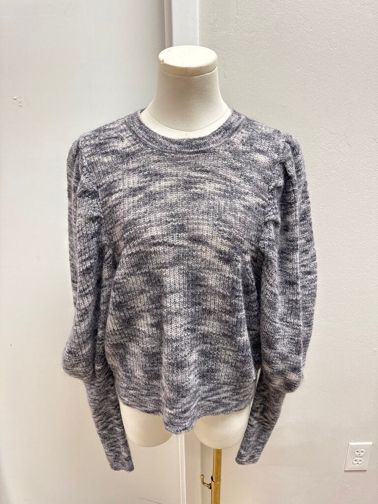 Ted Baker Black and White Marled Knit Sweater