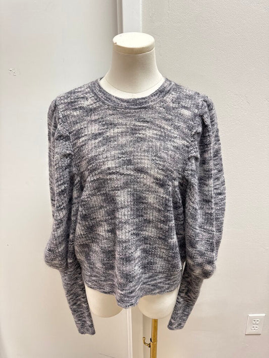 Ted Baker Black and White Marled Knit Sweater