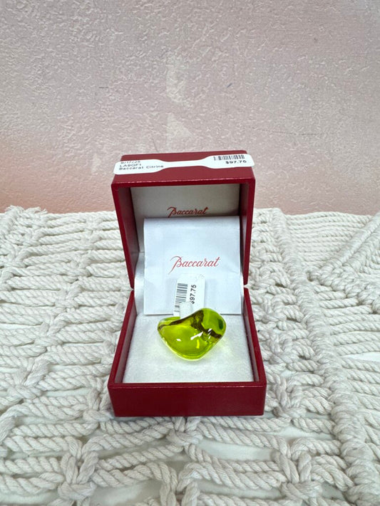 Baccarat Citrine Ring