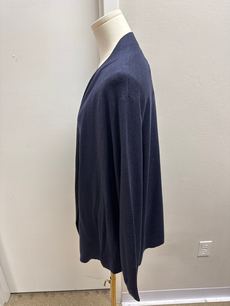 Eileen Fisher Blue Open Cardigan NWT