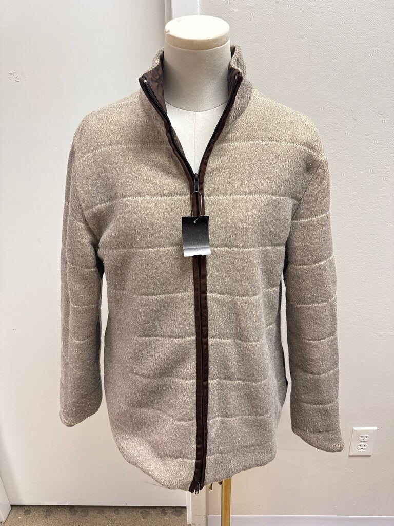 Fendi Wool Logo Reversible Bomber Jacket