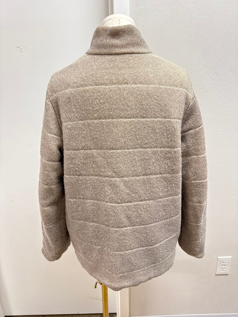 Fendi Wool Logo Reversible Bomber Jacket