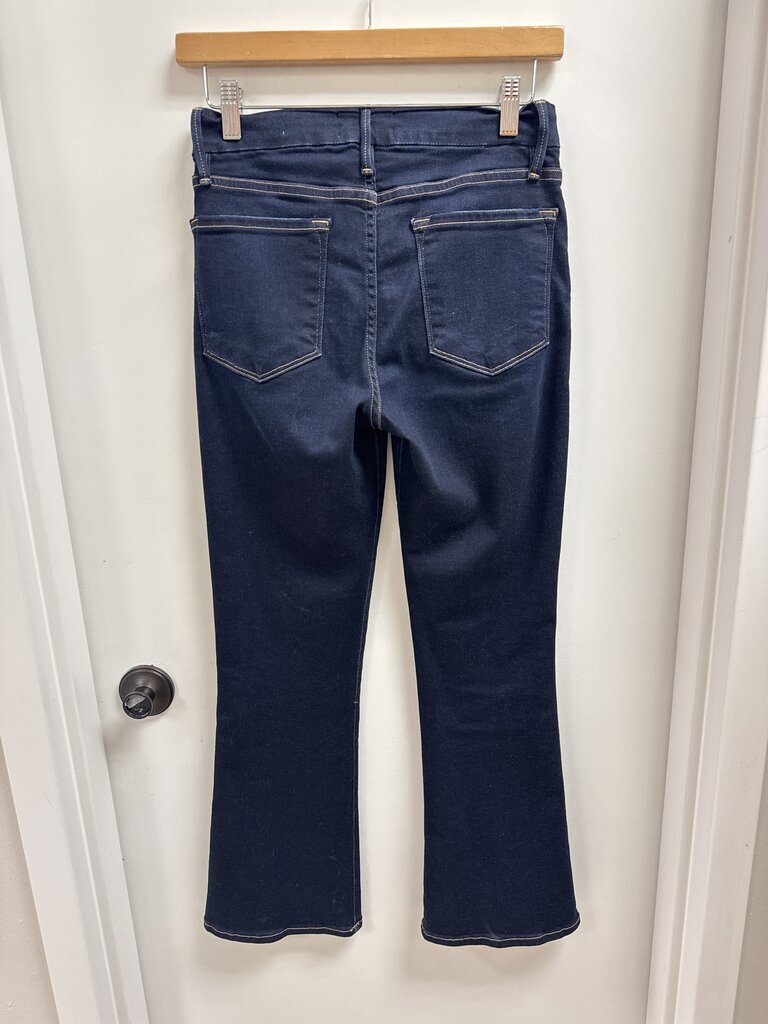 Frame Dark Denim Straight Leg Jean