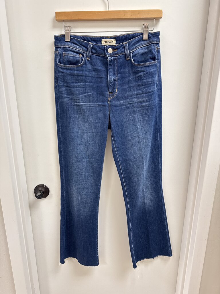 L'Agence Blue Straight Leg Jean