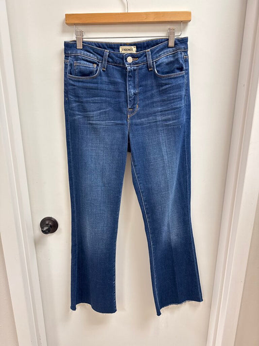 L'Agence Blue Straight Leg Jean