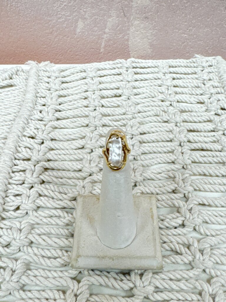 *(2)14k Baroque Pearl Ring