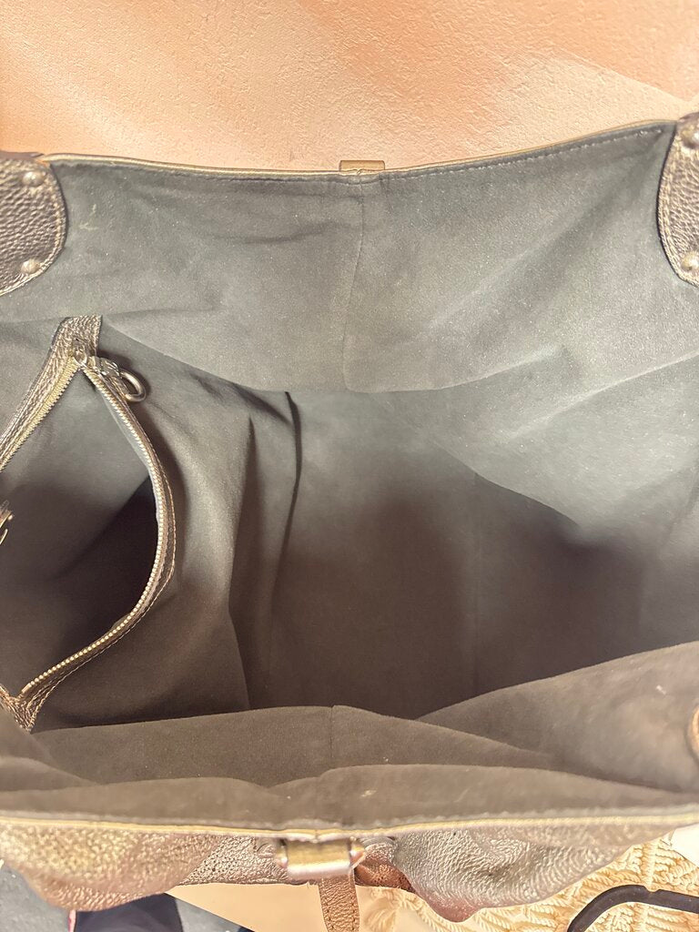 Louis Vuitton Pewter Mahina XL Hobo '08