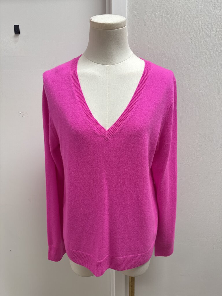 Nordstrom Bright Pink Cashmere Sweater