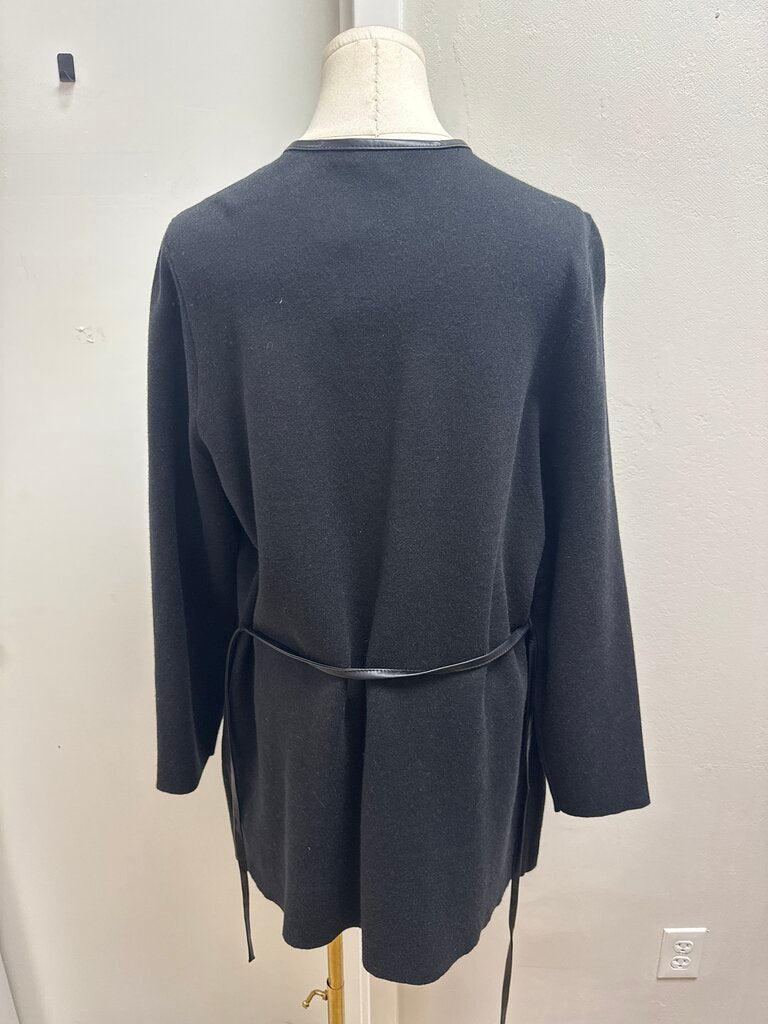 J McLaughlin Black Wrap Jacket