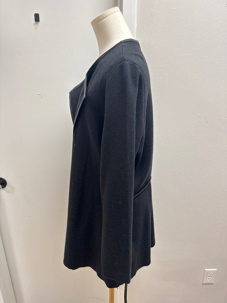 J McLaughlin Black Wrap Jacket