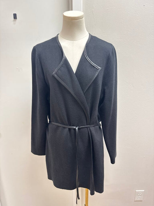J McLaughlin Black Wrap Jacket