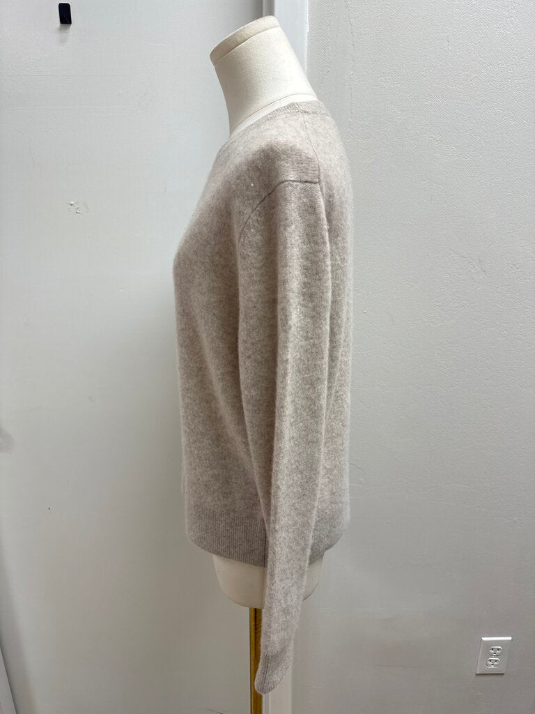White + Warren Tan Cashmere Sweater
