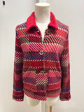 Aldo Martins Red Plaid Cardigan