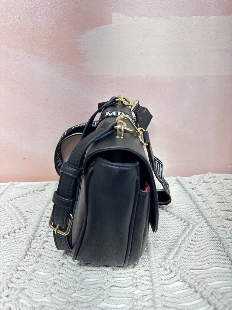 Love Moschino Black Flap Crossbody