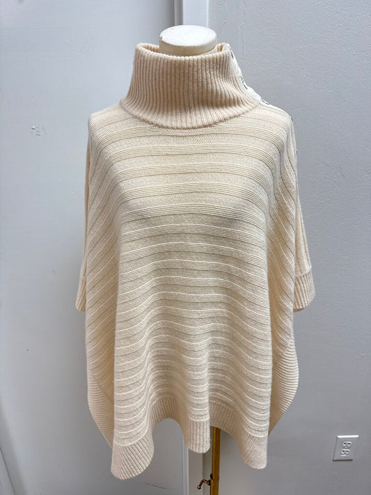 Ralph Lauren Ivory Poncho NWT