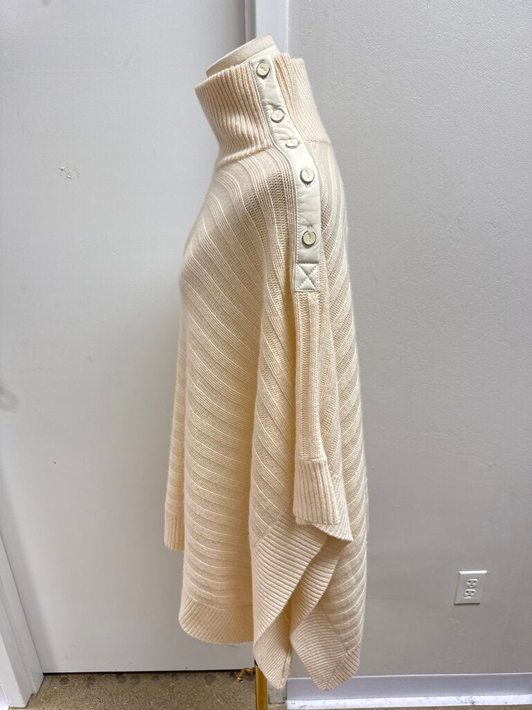 Ralph Lauren Ivory Poncho NWT