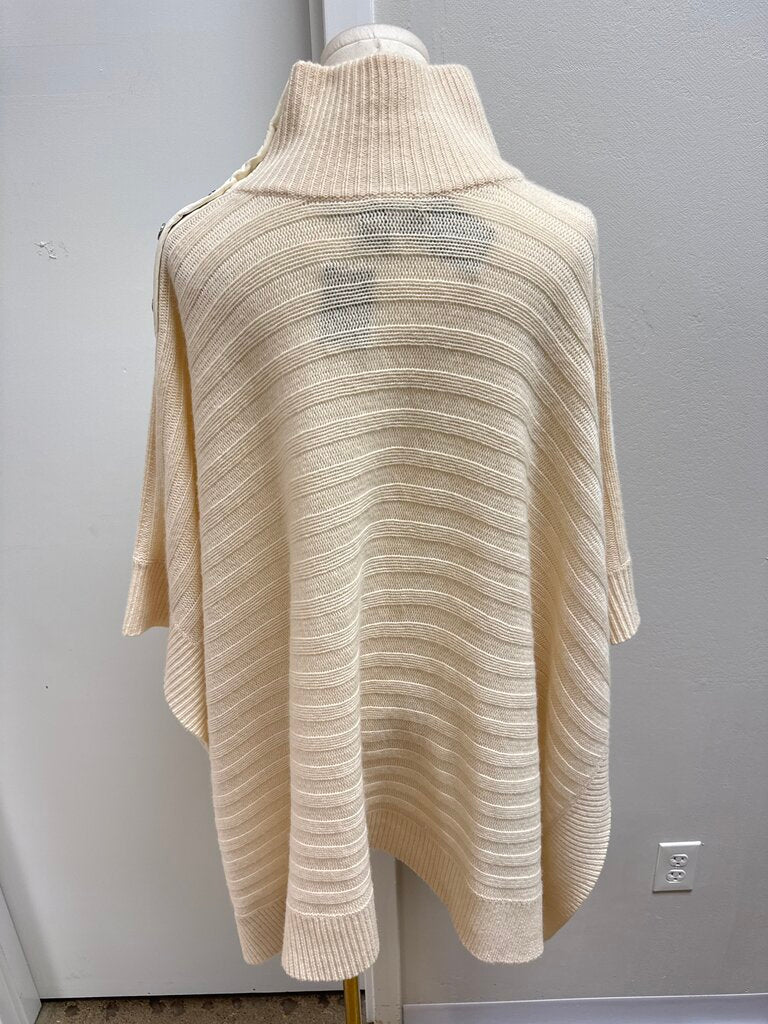 Ralph Lauren Ivory Poncho NWT