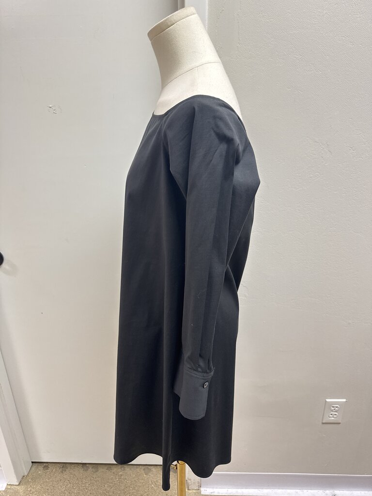 Theory Black Boatneck Dress NWT