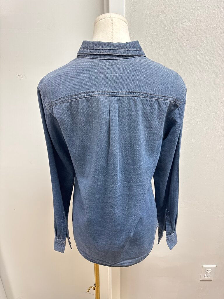 AG Blue Henley Top