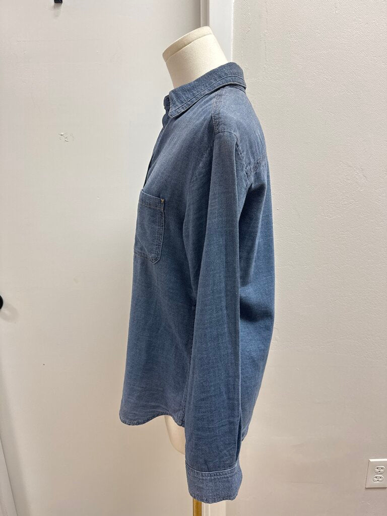 AG Blue Henley Top