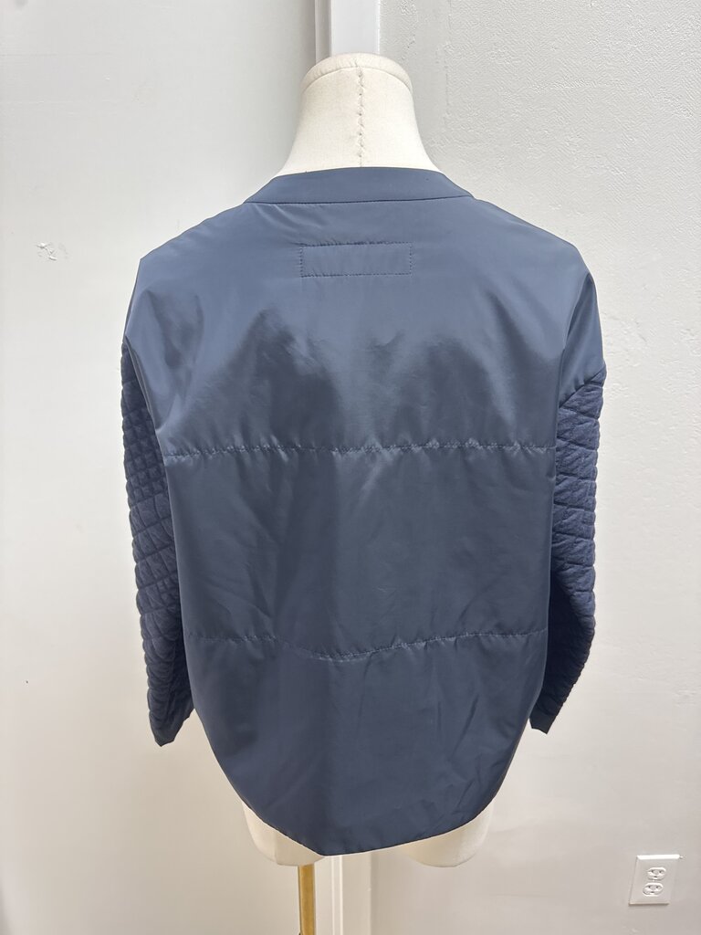 Lafayette 148 Blue Quilted Jacket