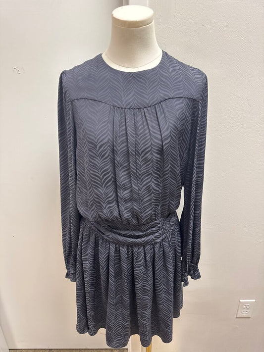 Current Air Grey Printed Long Sleeve Dress NWT