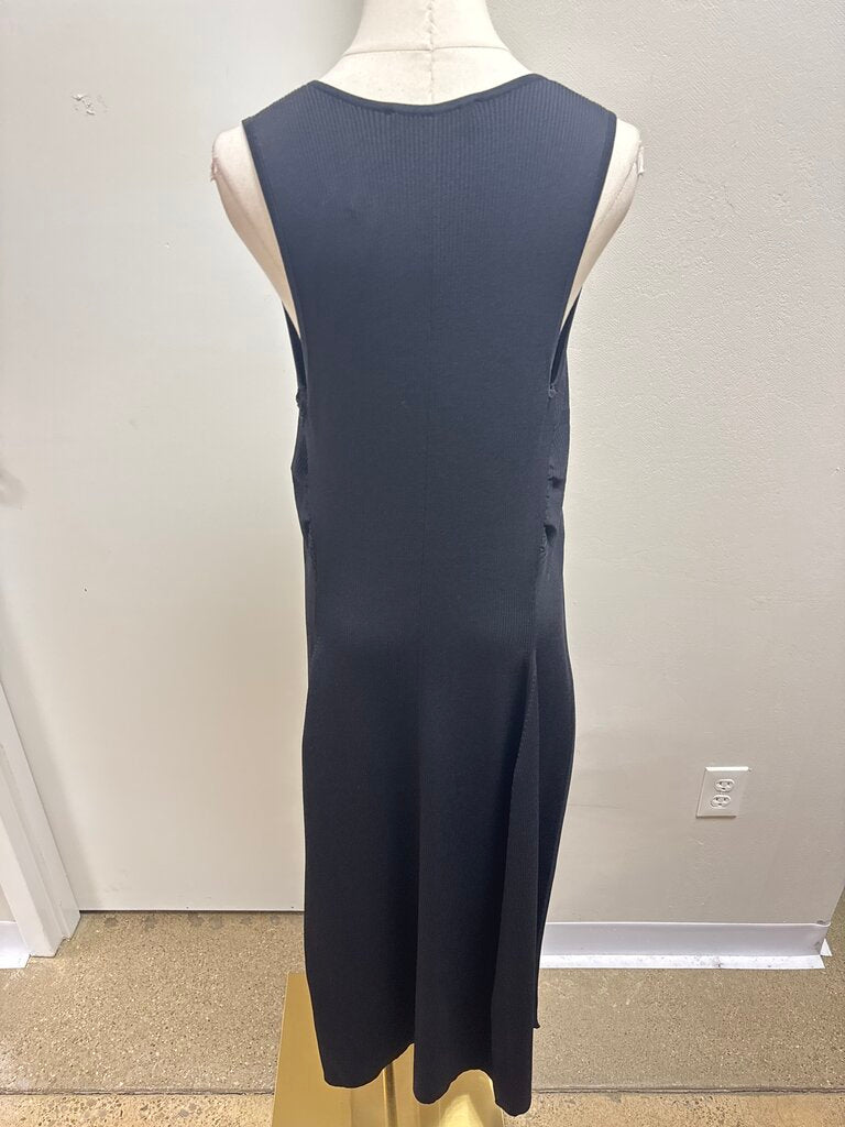 ASTR Black Ribbed Long Vest