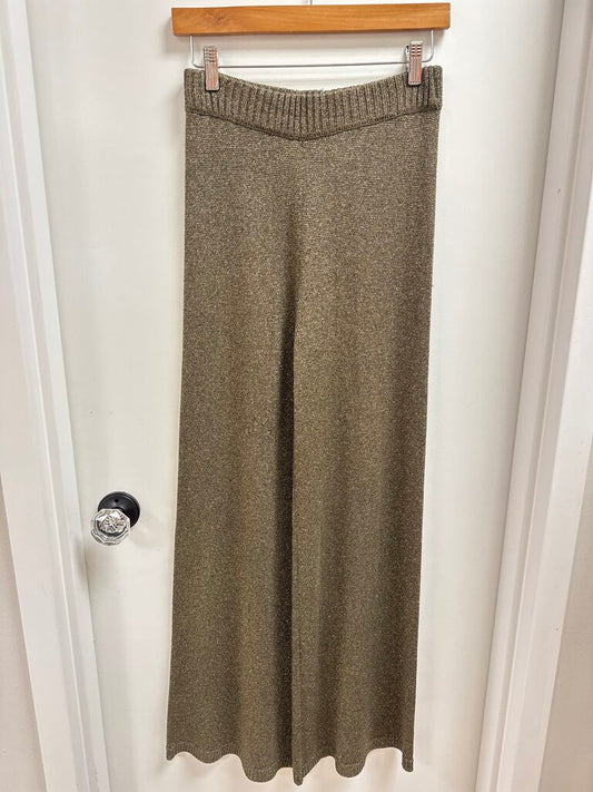 Staud Gold Knit Pant