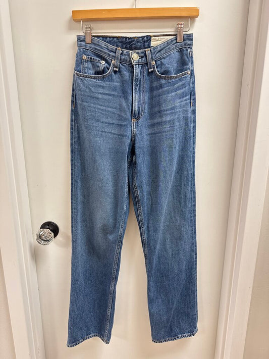 rag & bone Blue Wide Leg Jean