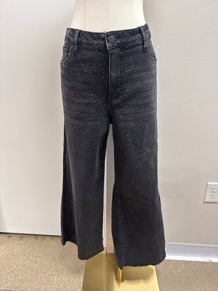 Kut Black Embellished Jean NWT