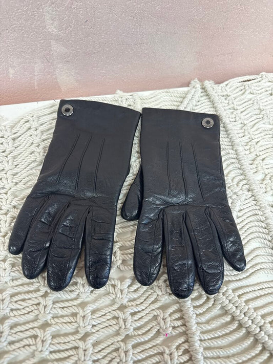 Coach Black Leather Glove