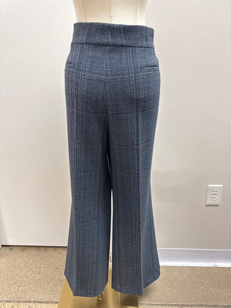 Et Ochs Blue Plaid Trouser