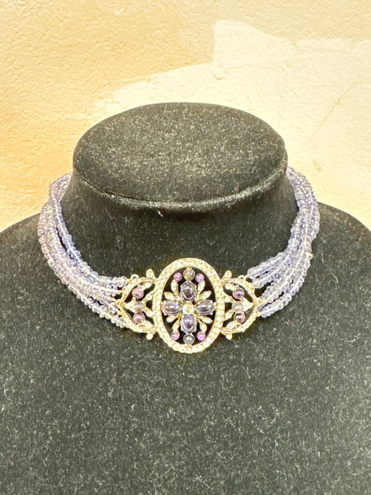 Blue Stone Choker