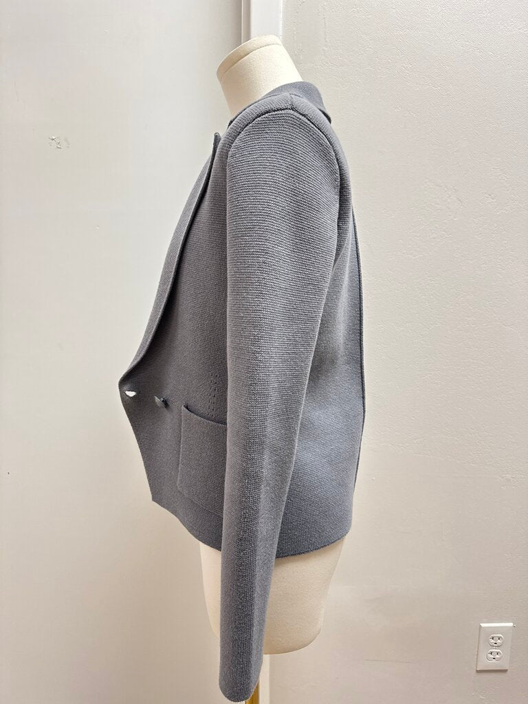 L'Agence Slate Knit Blazer