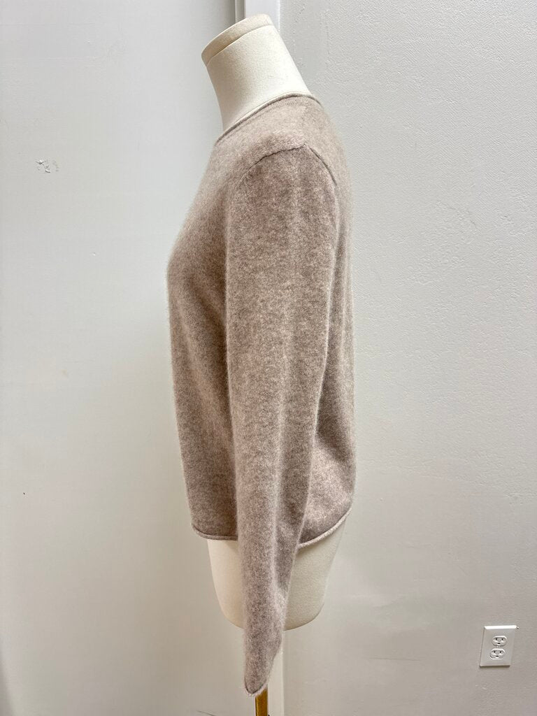 Aqua Cashmere Tan Sweater