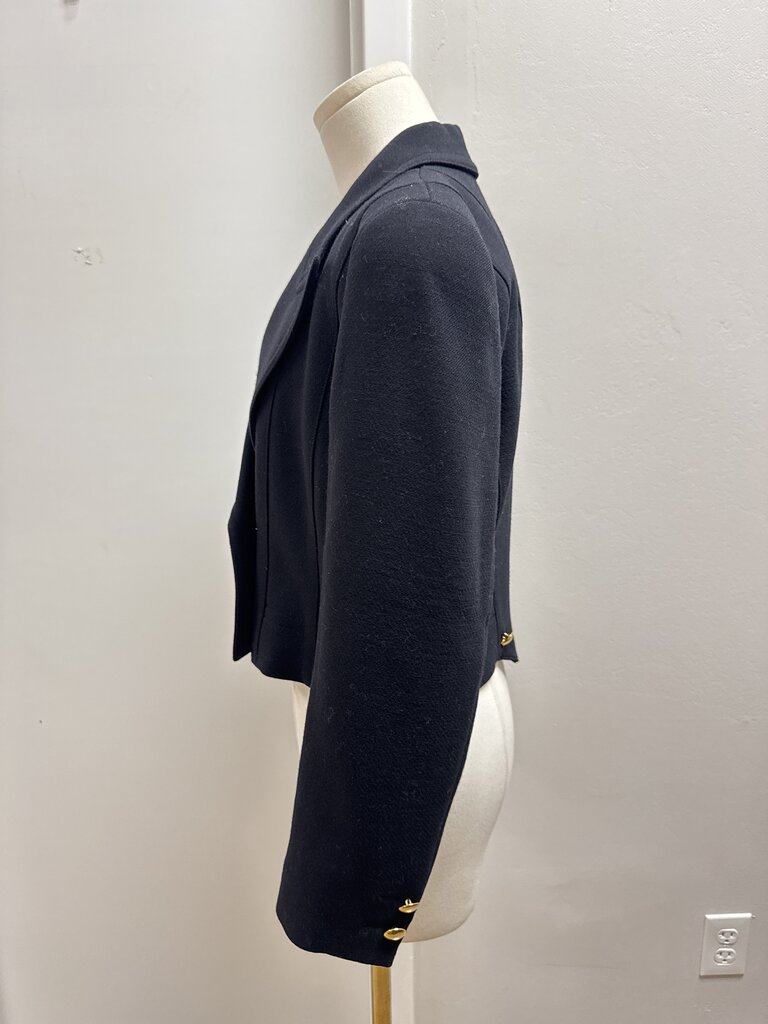Escape Black Cropped Blazer